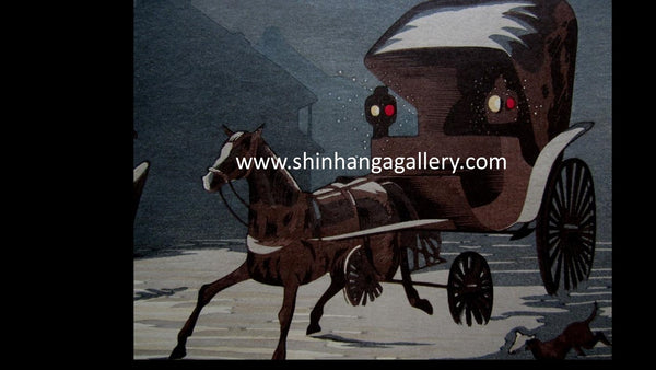 A Great Japanese Woodblock Print Kobayashi Kiyochika Snow Night