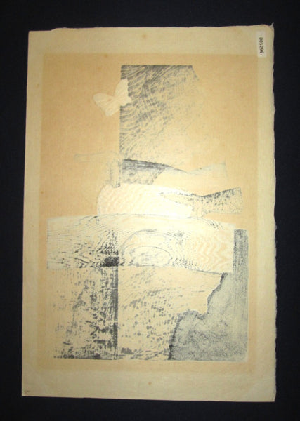 A Huge Orig Japanese Woodblock Print Limit# PENCIL Reika Iwami Water Dream Appointment C