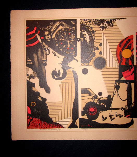 A Great HUGE Orig Japanese woodblock print Yoshida Hodaka LIMIT# PENCIL Sign Mini – Mythology