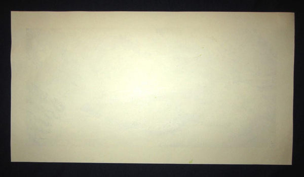 A HUGE Great Orig Japanese Woodblock Print Pencil Sign Limited# Masao Ido Cherry Blossom Spring