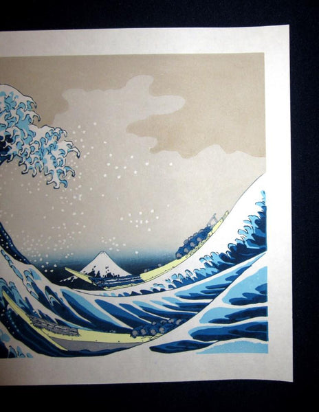 A Great Japanese Woodblock Print Hokusai Katsushika Great Wave of Kanagawa (2)