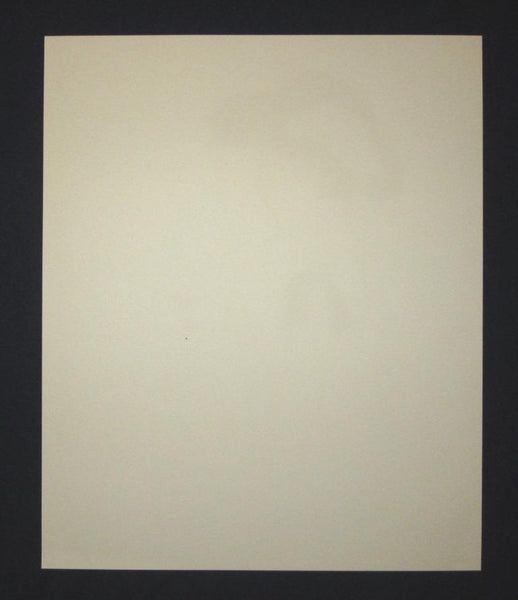 A Huge Orig Japanese Woodblock Print Miyata Masayuki LIMIT # PENCIL Sign Ginza Woman (2)