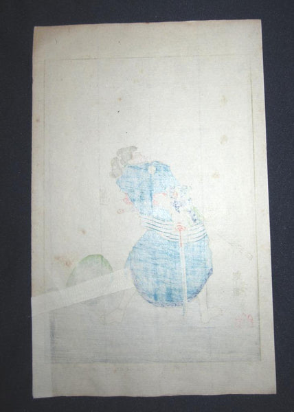 A Great Orig Japanese Woodblock Print Yoshitoshi Tsukioka Bloody and Violent Samurai Wine Meiji Era #18