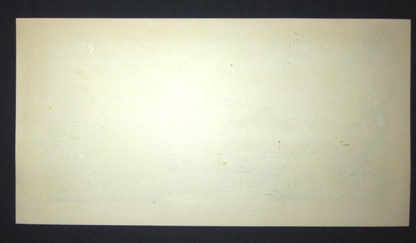 A Great HUGE Orig Japanese Woodblock Print Pencil Sign Limited# Masao Ido Cherry Blossom Spring