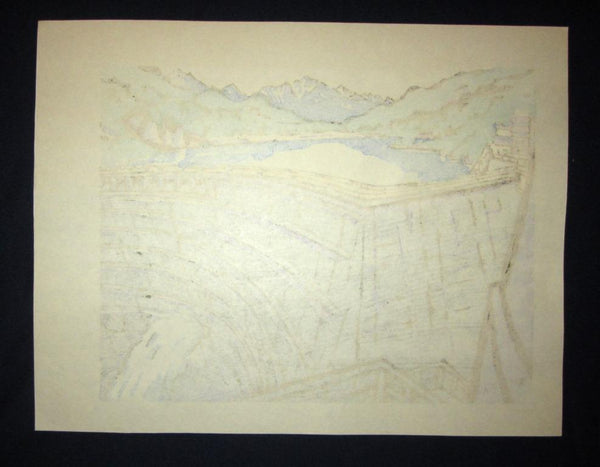 18 Huge Orig Japanese Woodblock Print LIMIT# Miyata Saburo Shinshu Nagano Prefecture Twenty Sceneries 18 pieces