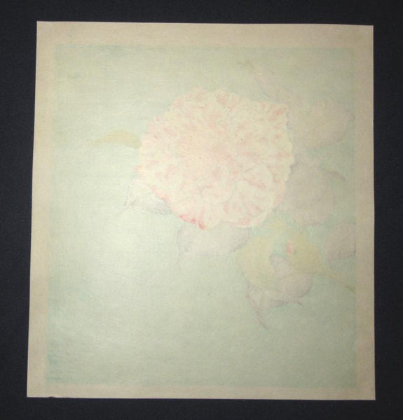 A Great Orig Japanese Woodblock Print Tokuriki Tomikichiro PENCIL Sign & LIMIT NUMBER Original Edition Ezonishiki 1960s