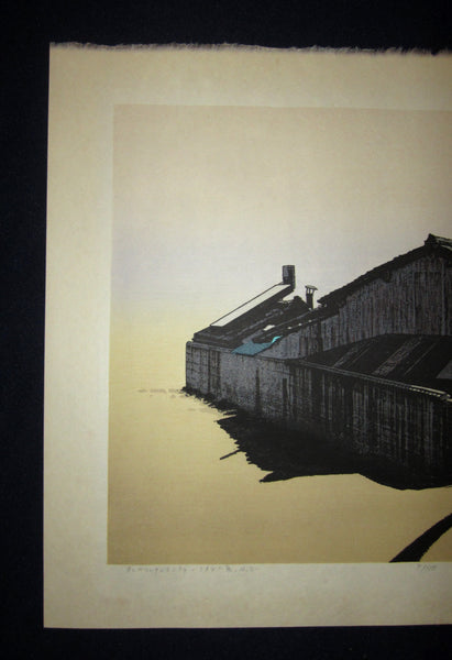 A HUGE Original Japanese woodblock print PENCIL Sign LIMITED Number Yoshida Hodaka My Collection – Rotan House N.J 1982