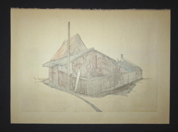 A HUGE Original Japanese woodblock print PENCIL Sign LIMITED Number Yoshida Hodaka My Collection – Rotan House N.J 1982