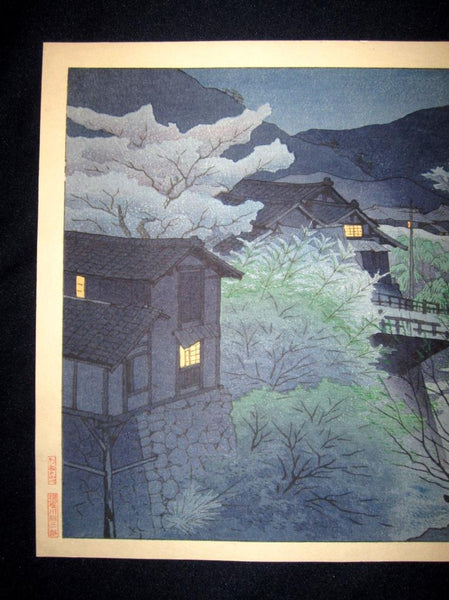 A Great Japanese Woodblock Print Ito Shinsui LIMIT Number Watanabe Printmaker Fragrance of Heart Shinano (Shinshu)Ten Beautiful Views