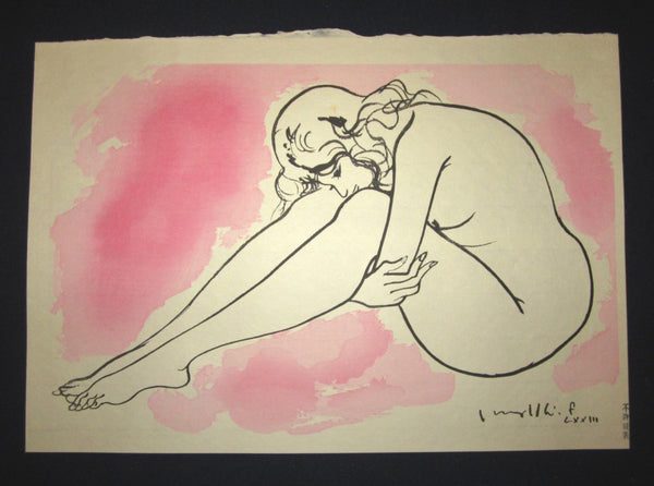 Five Original Japanese Woodblock Print Set Nude Women LIMIT Edition Furusawa Iwami