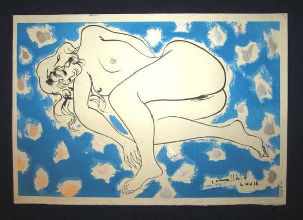 Five Original Japanese Woodblock Print Set Nude Women LIMIT Edition Furusawa Iwami