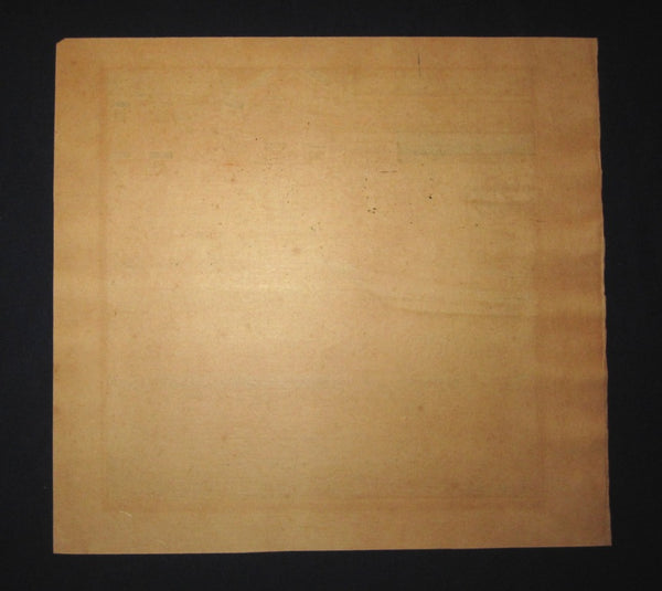 Great LARGE Orig Japanese Woodblock Print PENCIL Sign Limit# Clifton Karhu Fushimi 1978