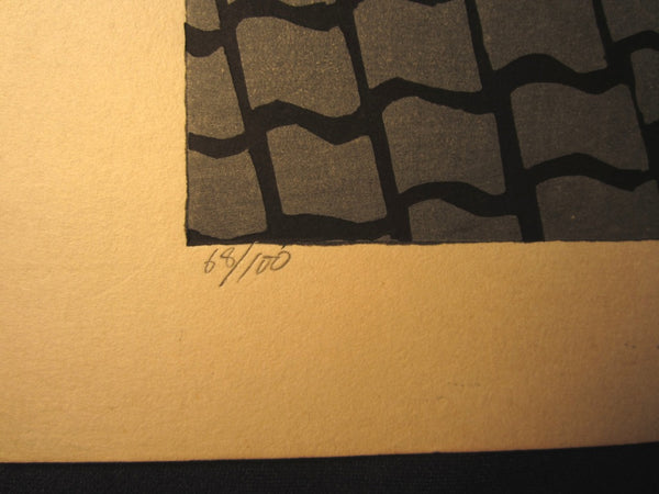 HUGE Orig Japanese Woodblock Print LIMIT# PENCIL SIGN Hayashi Waichi Lily Magnolia 1981