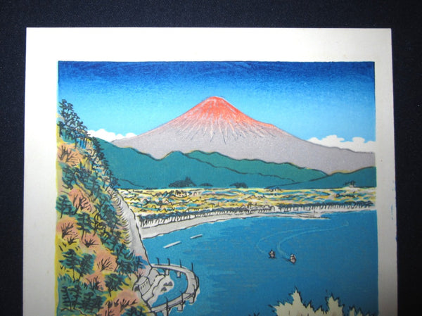 Orig Japanese Woodblock Print Kanetaka Urata PENCIL Sign Limit# Self-Carved Self-Print One Spring One Morning