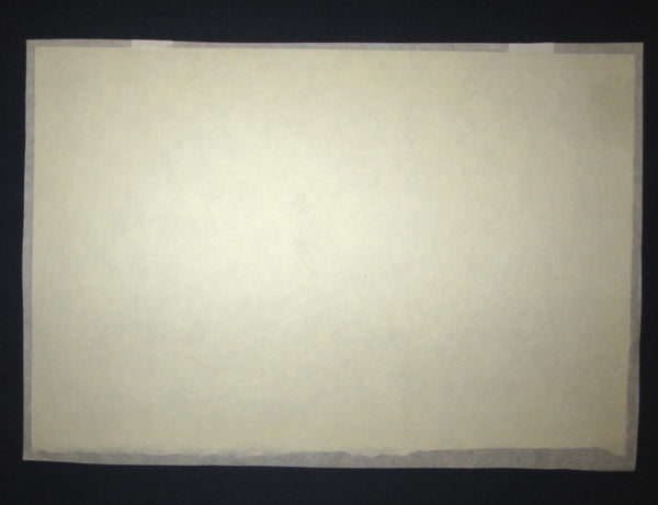 A HUGE Orig Japanese Woodblock Print Mori Yoshitoshi Limit# Pencil Sign Samurai 1989